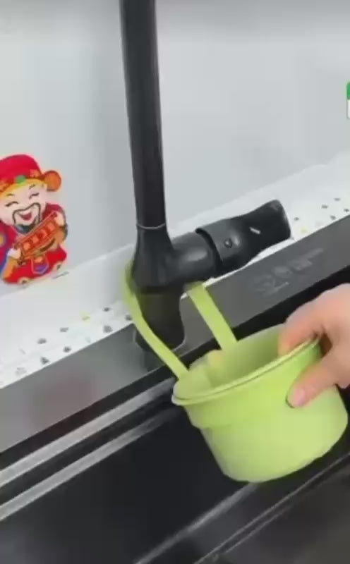 Panier de vidange autonettoyant pour évier de cuisine, avec visage automatique par pression, attrape déchets, panier de drainage suspendu au robinet, filtre à déchets.