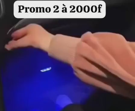 Prix : Promo 2 à 2000f au lieu de 6000f . 

Lampes LED adhésives sans fil pour voiture, éclairage d’ambiance pour toit et pieds , éclairages LED intérieur de voiture , lumière tactile magnétique.