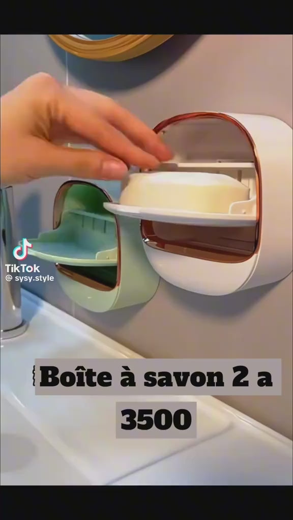Prix : 2 à 3500f au lieu de 8000f . Jolie boîte à savon murale disponible pour la cuisine, la douche, très solides.