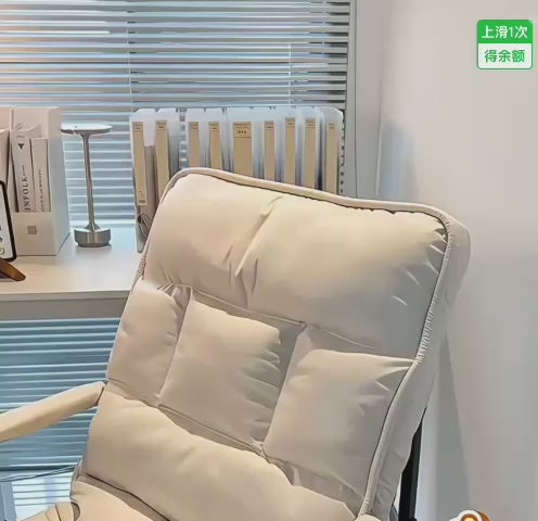 Prix : 45000f au lieu 78000f .      Fauteuil lit transformable pliable, fauteuil de repos réglable et pivotant, pour les employés de Bureau.