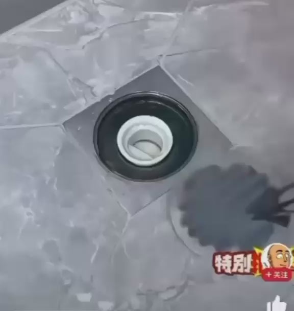 Drain de sol en acier inoxydable, type presse, pédale de douche, saut, rebond, crepine d'égout, salle de bain durable.