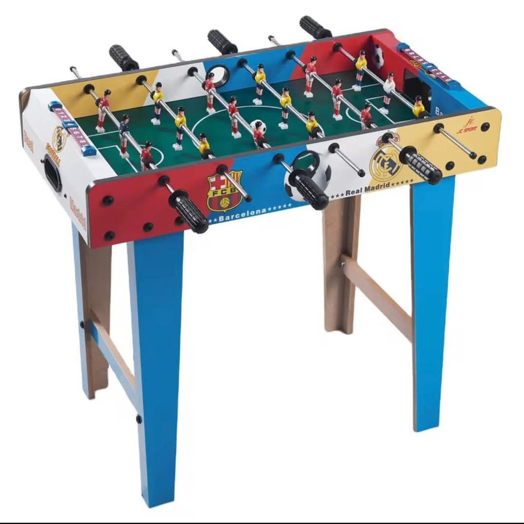 Table de football, table en bois avec quatres barres, et six barres, jouets interactifs, parent - enfant, jeux de grande Bretagne, 4 boules jeux très amusant pour les enfants et grande personne.