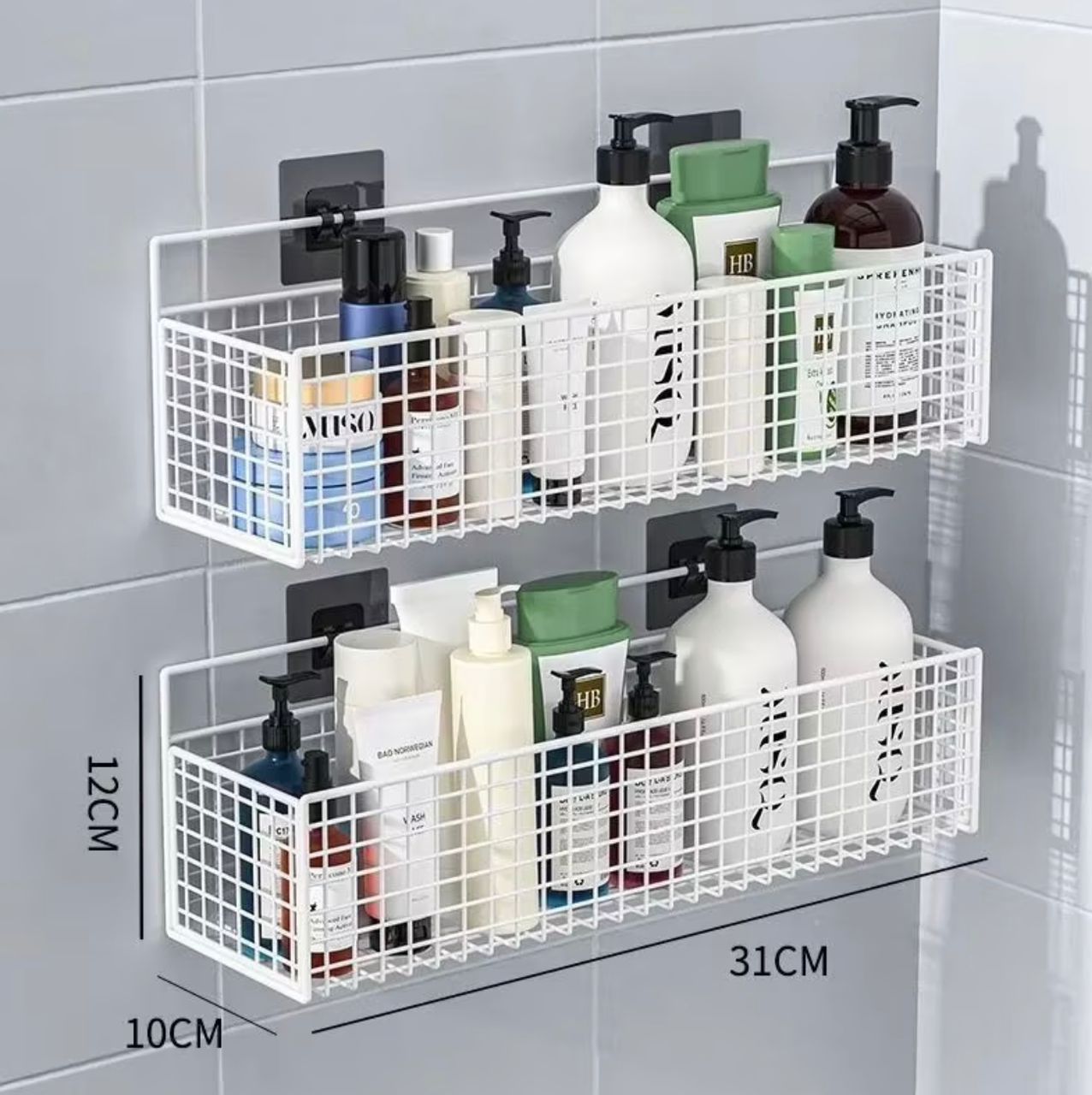 Prix : 3 à 6000f .                              Organisateur de salle de bain, multifonctionnel, organisateur de produits toilettes, étagère de salle de bain sans poinçon, support de rangement mural pour salle de bain et cuisine.