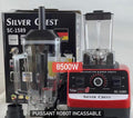 Spécial promo carême marque Sylver crest- Blender 2 en 1 à double tasse, unités unique, Blender polyvalent, prise US - 8500w , diverses réglages de vitesse, lames en acier inoxydable.
