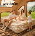 Offrez vous le confort ultime avec ce matelas gonflable, facile à utiliser grâce à sa pompe, orthopédique pour vos nuits, camping où à la maison, facile à transporter, très solides.