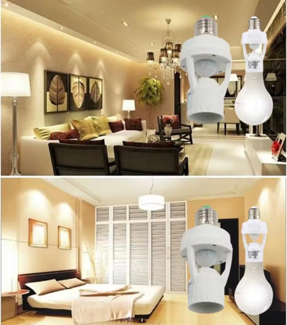 Prix : 5000f au lieu 8000f .            Ampoule gratuite offerte, douille intelligente, avec détection infrarouge pour un allumage automatique et sécurisé de vos lampes. Facile à installer, cette douile optimise l'éclairage avec une efficacite énergétique
