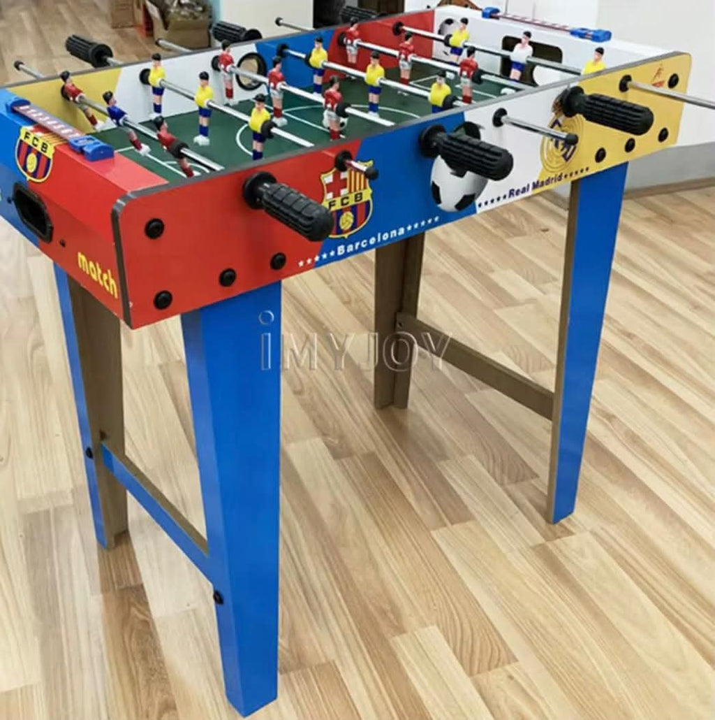 Table de football, table en bois avec quatres barres, et six barres, jouets interactifs, parent - enfant, jeux de grande Bretagne, 4 boules jeux très amusant pour les enfants et grande personne.