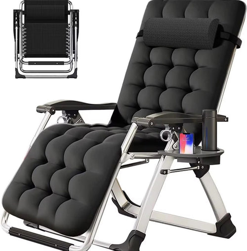 Chaise Pliable orthopédique,Ultra Confort . 
Offrez-vous un moment de détente avec cette chaise robuste, rembourrée en mousse épaisse, idéale pour le salon, la terrasse, camping ou même le Bureau.